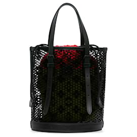 Louis Vuitton-Louis Vuitton Black Monogram Lace Bucket PM-Black