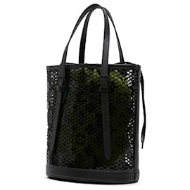 Louis Vuitton-Louis Vuitton Black Monogram Lace Bucket PM-Black