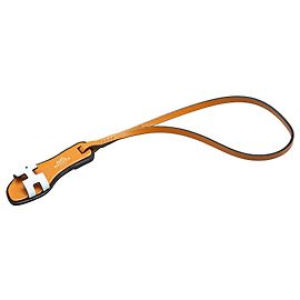 Charm de bolsa Hermès Oran Nano em Epsom marrom Marrom