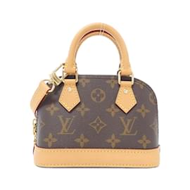 Louis Vuitton-Louis Vuitton Monogram Nano Alma Handbag-Brown