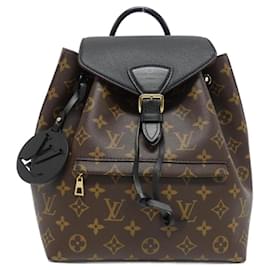 Louis Vuitton-Louis Vuitton Monogram Montsouris PM M45515 Backpack-Brown,Black,Monogram