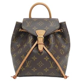 Louis Vuitton-Louis Vuitton Monogram Montsouris BB Backpack-Brown,Monogram