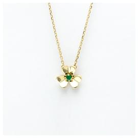 Van Cleef & Arpels-Van Cleef & Arpels Frivolemini Emerald Necklace-Golden