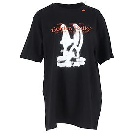 Off White Camiseta Off-White Cartoon S/S en algodón negro Negro
