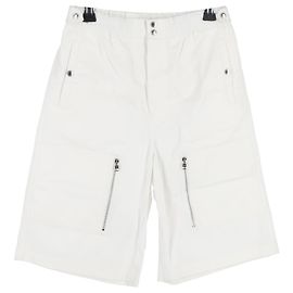 Bermudas de múltiples bolsillos en algodón blanco Alexander Mcqueen Blanco Crudo
