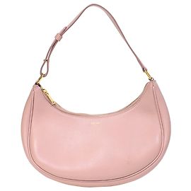 Céline Bolsa Celine Ava em couro rosa Marrom Rosa