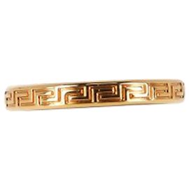Versace Greca Ring in Gold Brass Golden