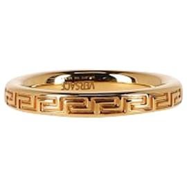 Versace- Versace Greca Ring in Gold Brass-Golden