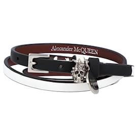 Alexander Mcqueen-Alexander Mcqueen Skull Charm Bracelet-Black