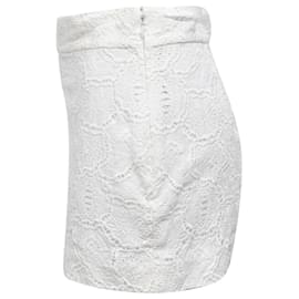 Dior-Christian Dior Crochet Shorts in White Cotton-White