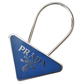 Prada-Prada Metal Keyring/Keychain/Charm 1PS395-Silvery,Metallic