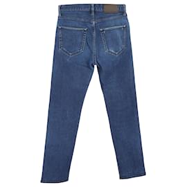 Loro Piana- Loro Piana Straight-Leg Jeans in Blue Cotton Denim-Blue