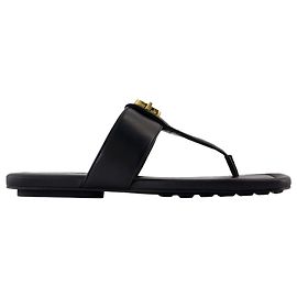 The Dual T Sandals - Marc Jacobs - Leather - Black Black