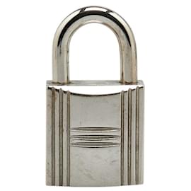 Hermès-Hermes Metal Padlock Key Set-Silvery,Metallic
