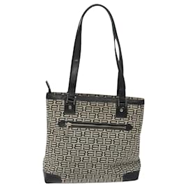 Balenciaga-Sac à main BALENCIAGA en toile grise Auth bs21912-Marron