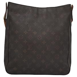 Louis Vuitton-LOUIS VUITTON Monogram Looping GM Shoulder Bag M51145 LV Auth BA051-Monogram