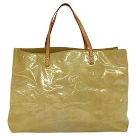 Louis Vuitton-LOUIS VUITTON Monogram Vernis Reade GM Tote Bag Beige M91140 LV Auth SW061-Beige