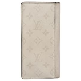 Louis Vuitton-LOUIS VUITTON Tiger Lama Monogram Brazza Portefeuille NM M30889 LV Auth 114167-White