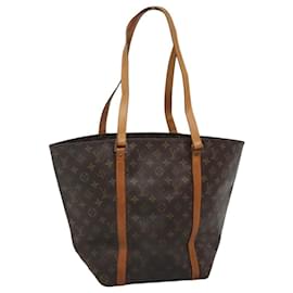 Louis Vuitton-LOUIS VUITTON Monogram Sac Shopping Tote Bag M51108 LV Auth 113288-Monogram
