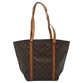 Louis Vuitton-LOUIS VUITTON Monogram Sac Shopping Tote Bag M51108 LV Auth 113288-Monogram