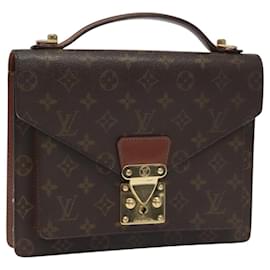 Louis Vuitton-LOUIS VUITTON Monogram Monceau 26 Shoulder Bag M51187 LV Auth 115411-Monogram
