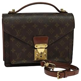 Louis Vuitton-LOUIS VUITTON Monogram Monceau 28 Hand Bag M51185 LV Auth 115525-Monogram