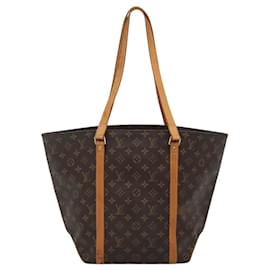 Louis Vuitton-LOUIS VUITTON Monogram Sac Shopping Tote Bag M51108 LV Auth 113226-Monogram