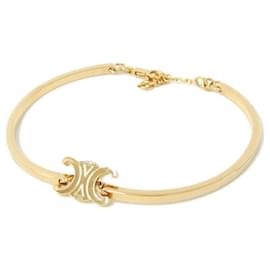 Céline-Celine Gold Charm Bracelet-Golden