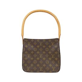 Louis Vuitton-Louis Vuitton Monogram Looping MM Shoulder Bag-Brown,Monogram