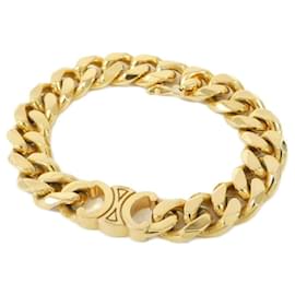 Céline-Celine Gold Charm Bracelet-Golden