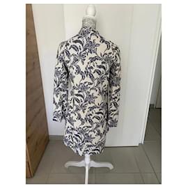 La Fée Maraboutée-Coats, Outerwear-Blue,Beige