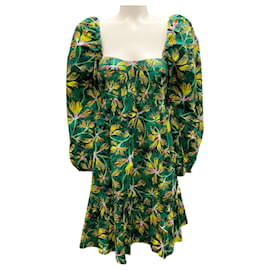 Ulla Johnson-Ulla Johnson Green Tigerlily Alita Dress-Green