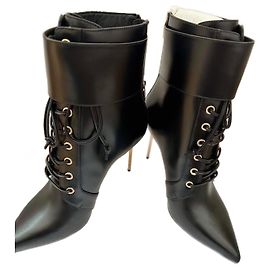 Botas ankle 'URIA' Balmain Gold hardware