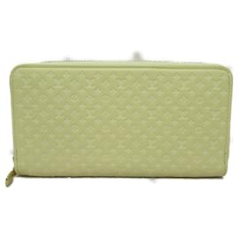 Louis Vuitton-Louis Vuitton Zippy Wallet Leather M82229-Yellow