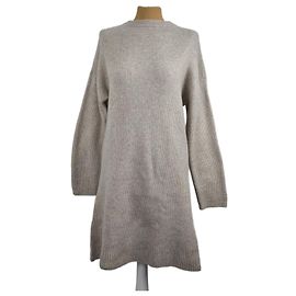 Massimo Dutti Vestidos Bege