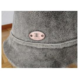Céline-CÉLINE SHEEPSKIN CAPPELLO.-Khaki