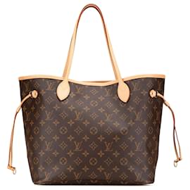 Louis Vuitton-Louis Vuitton Brown Monogram Neverfull MM-Brown