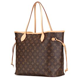 Louis Vuitton-Louis Vuitton Brown Monogram Neverfull MM-Brown
