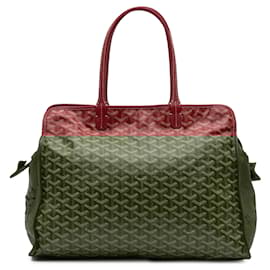 Goyard-Goyard Red Goyardine Sac Hardy Pet Carrier PM-Red