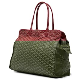 Goyard-Goyard Red Goyardine Sac Hardy Pet Carrier PM-Red
