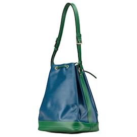 Louis Vuitton-Louis Vuitton Blue Epi Bicolor Noe GM-Blue