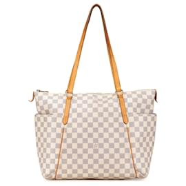 Louis Vuitton-Louis Vuitton White Damier Azur Totally MM-White
