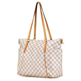 Louis Vuitton-Louis Vuitton White Damier Azur Totally MM-White