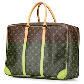 Louis Vuitton-Louis Vuitton Brown Monogram Sirius 45-Brown