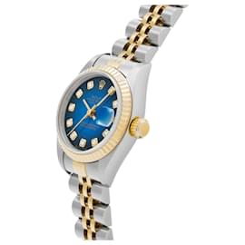 Rolex-Rolex Datejust Automatic Stainless Steel Women's Watch-Blue,Yellow