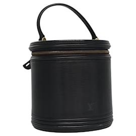 Louis Vuitton-LOUIS VUITTON Epi Cannes Hand Bag Black M48032 LV Auth yk17420-Black