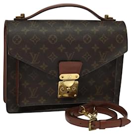 Louis Vuitton-LOUIS VUITTON Monogram Monceau 28 Hand Bag M51185 LV Auth 115788-Monogram