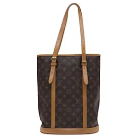 Louis Vuitton-LOUIS VUITTON Monogram Bucket GM Shoulder Bag M42236 LV Auth 110348-Monogram