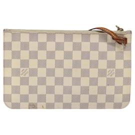 Louis Vuitton-LOUIS VUITTON Damier Azur Neverfull MM Pouch LV Auth 114640-Other
