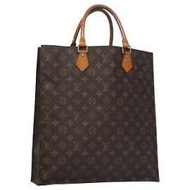 LOUIS VUITTON Sac Plat Monogram M51140 LV Auth th5607 Monogramme